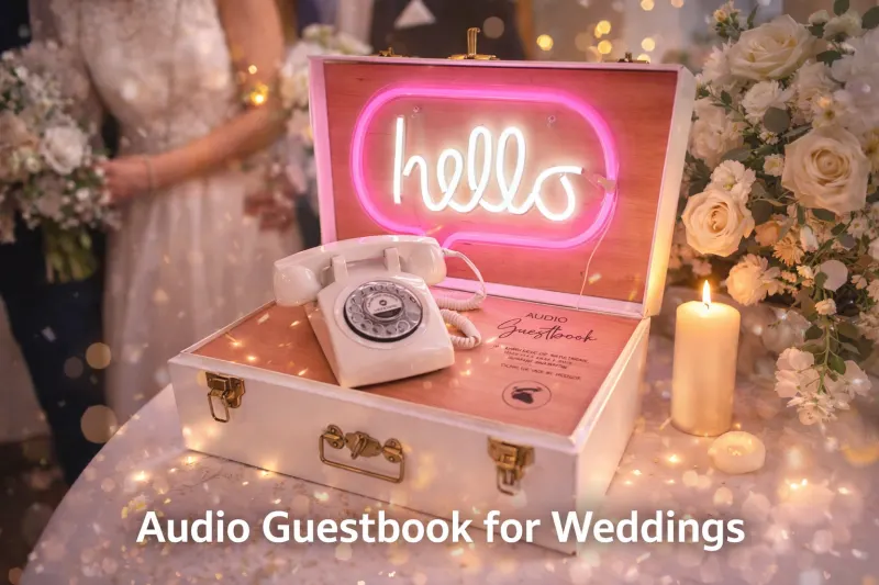 Audio Guest Book hire Galway