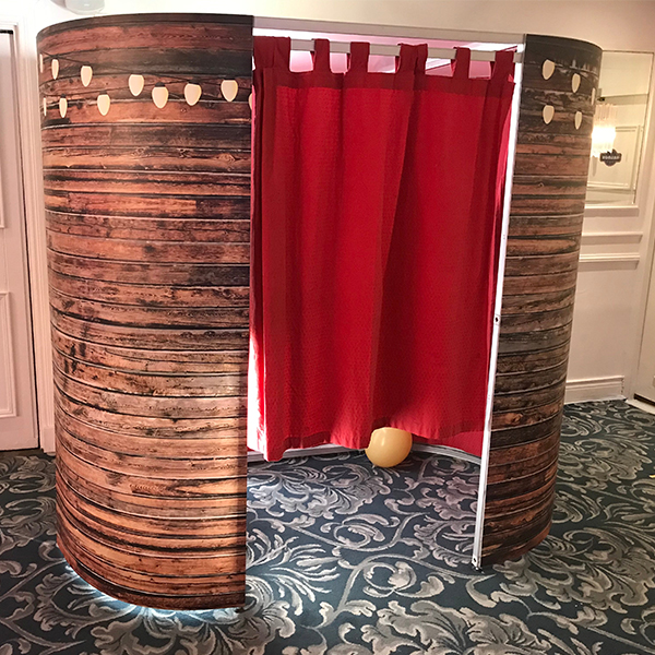 Rustic Fairy-Light Booth hire Galway